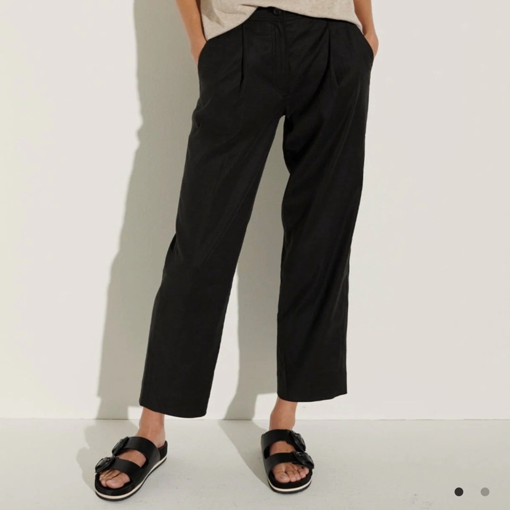 The Reset Slouchy Trouser in black size medium